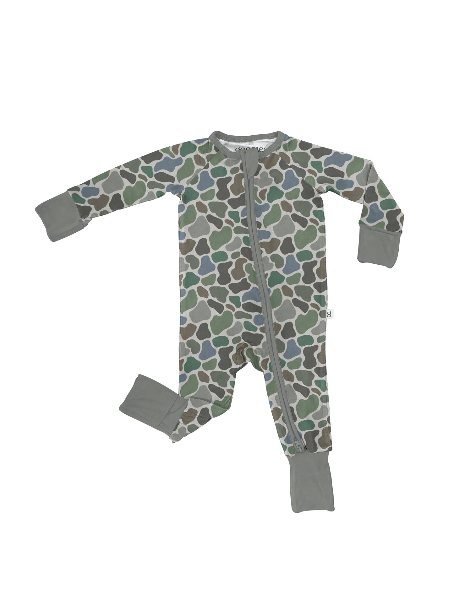 Convertible Zip Pajamas - Pebble Camo (OFC)